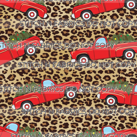 PREORDER CHEETAH RED TREE TRUCK