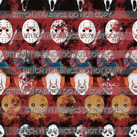 PREORDER RED HORROR FACES