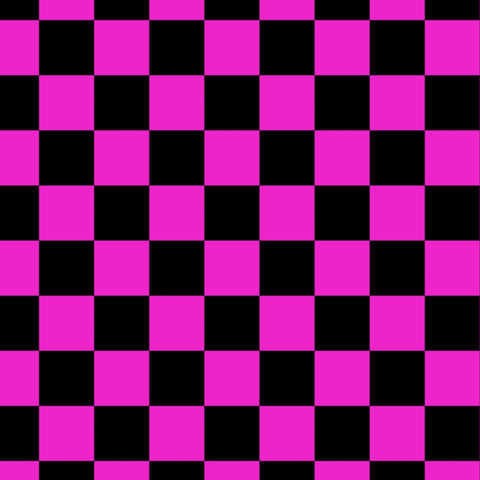 PREORDER HOT PINK AND BLACK CHECKERS
