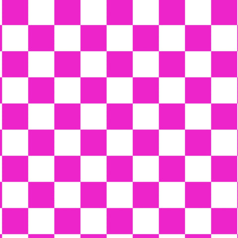 PREORDER HOT PINK AND WHITE CHECKERS